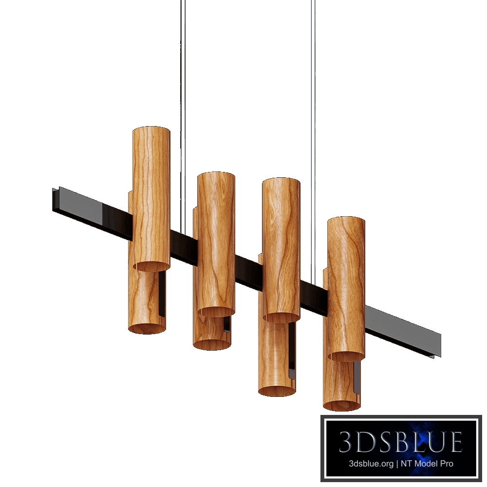 Ceiling lamp Black Note Keys Suspension